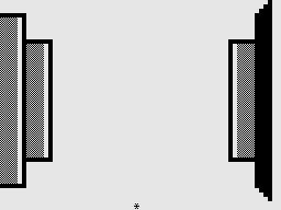 ZX81 Labyrinth (ZX81) screenshot: The exit ahead.