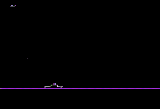 Torpedos Away (Apple II) screenshot: Sea Raider