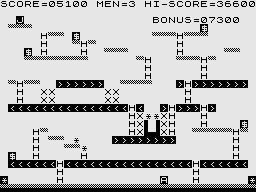 Krazy Kong (ZX81) screenshot: Next level.