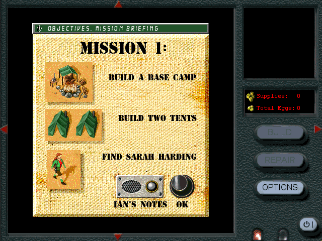 Screenshot Of Chaos Island The Lost World Jurassic Park Windows 1997 Mobygames 