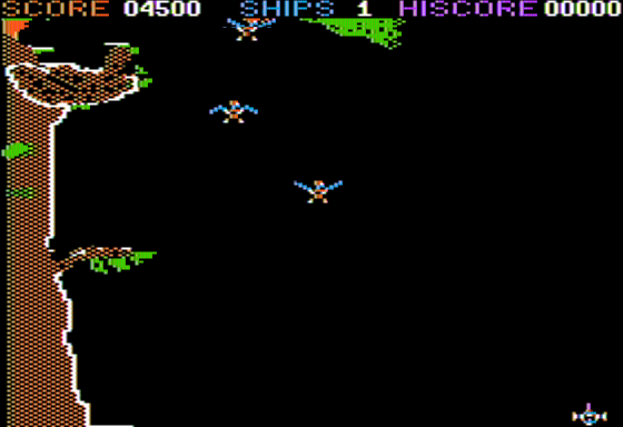 Vulture Party (Apple II) screenshot: The Vultures Descend