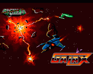 3D Galax (Amiga) screenshot: Title Screen