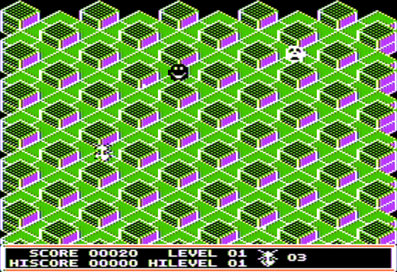 Viper Patrol & Rod's Revenge (Apple II) screenshot: Rod's Revenge: Gameplay