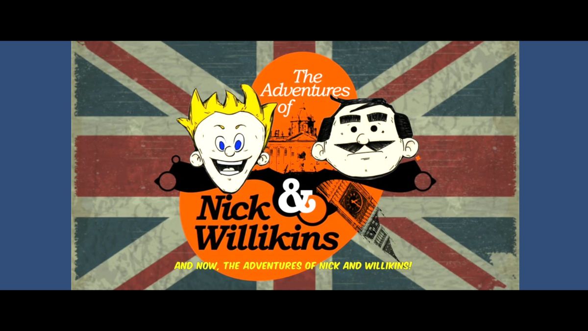 The Adventures of Nick & Willikins (Windows) screenshot: After the main menu and some logos comes this splash screen