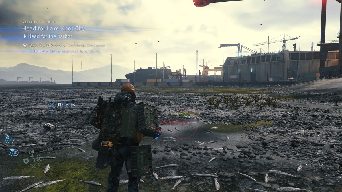 Death Stranding (PlayStation 4) screenshot: One huge BT dealt with