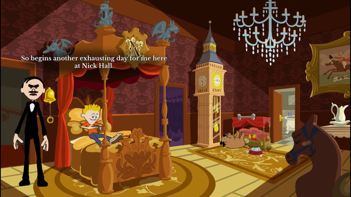 The Adventures of Nick & Willikins (Windows) screenshot: The game begins