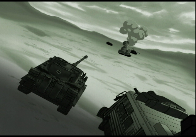 Metal Saga (PlayStation 2) screenshot: Intro. Yup, there be TANKS in this game!..