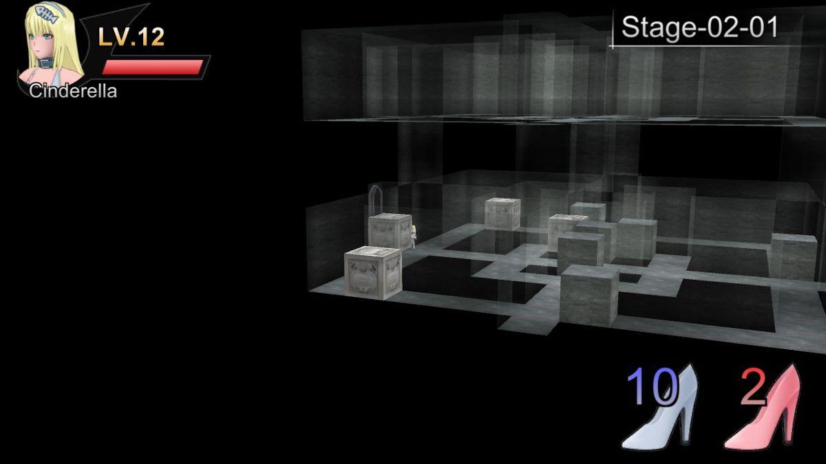 Cinderella Escape! (Windows) screenshot: More complicated maze