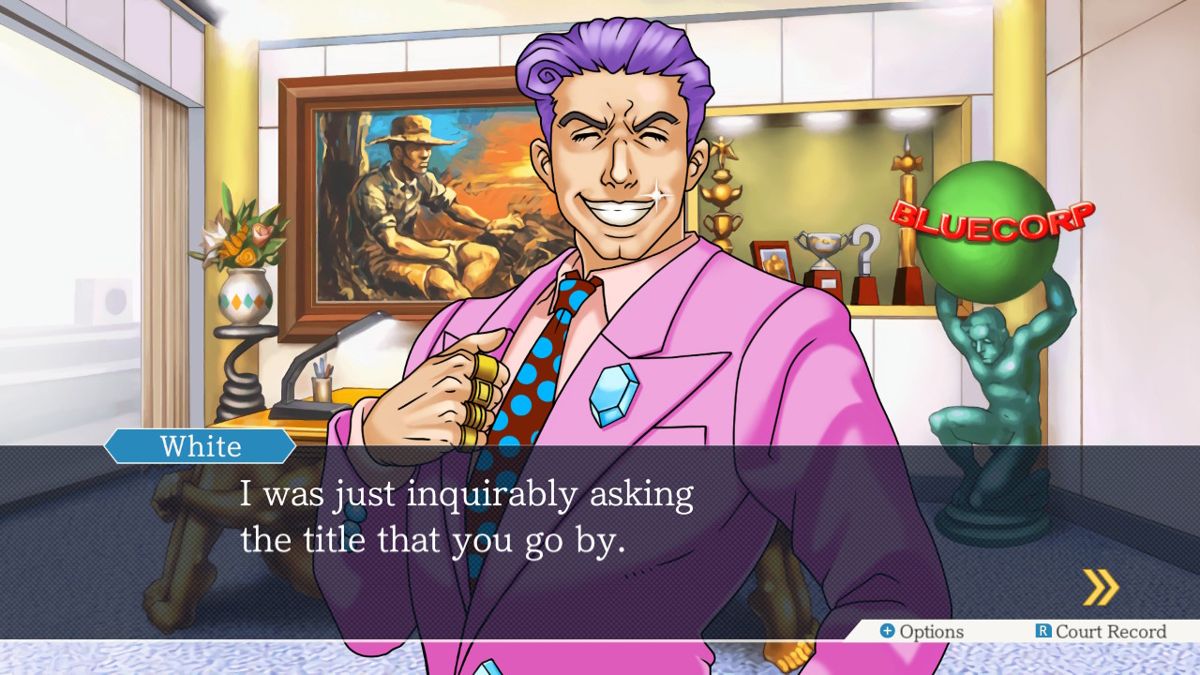 Screenshot of Phoenix Wright: Ace Attorney Trilogy (Nintendo