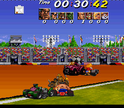 Screenshot of Street Racer (SNES, 1994) - MobyGames