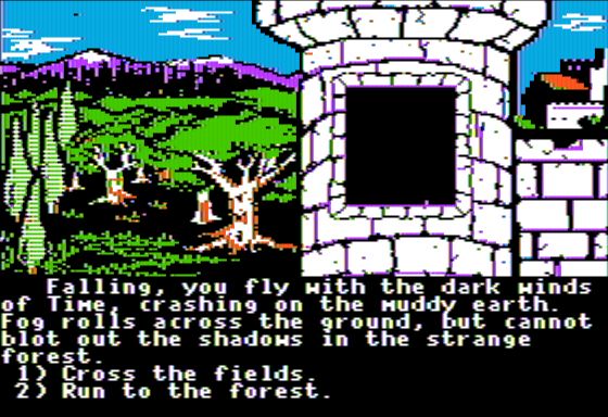 Screenshot of The Cave of Time (Apple II, 1985) - MobyGames