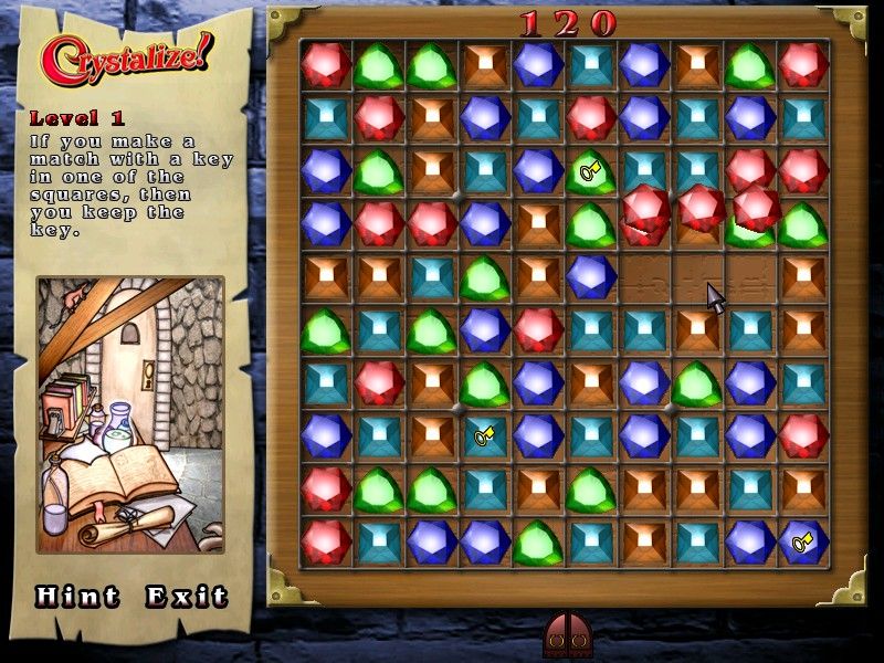 Screenshot of Crystalize! (Windows, 2005) - MobyGames