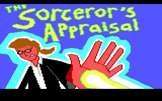 The Sorceror's Appraisal (DOS) screenshot: Title screen