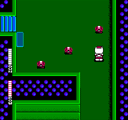 Blaster Master (NES) screenshot: They're ganging up on me.