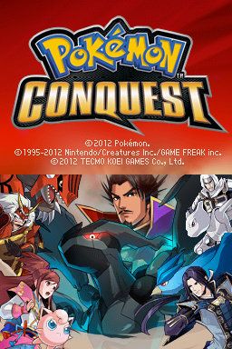 Pokémon Conquest (Nintendo DS) screenshot: Title screen