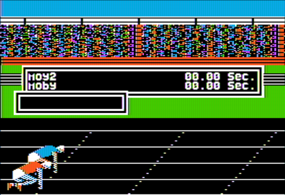 HesGames (Apple II) screenshot: Starting Block