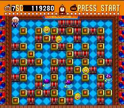 Screenshot of Super Bomberman (SNES, 1993) - MobyGames