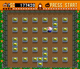 Super Bomberman (SNES) screenshot: Stage clear!
