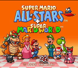 heuvel Springen Structureel Super Mario All-Stars + Super Mario World - MobyGames