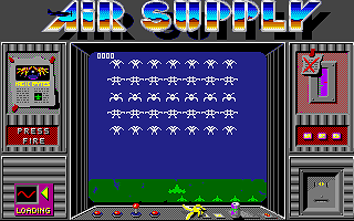 Air Supply (Amiga) screenshot: Loading screen