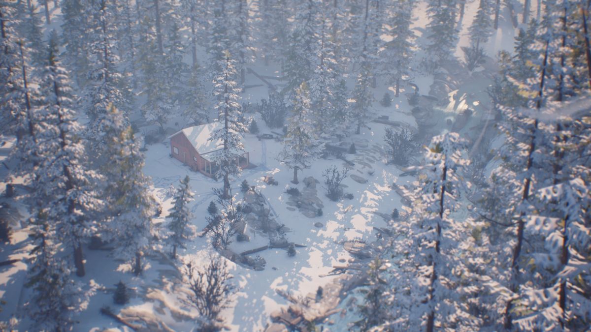 Life Is Strange 2: Episode 2 (PlayStation 4) screenshot: A cabin in the woods provides somewhat of a shelter for the winter