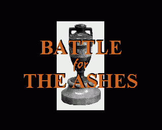 Battle for the Ashes (Amiga) screenshot: Title Screen