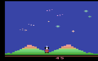 Sorcerer's Apprentice (Atari 2600) screenshot: Beginning a game