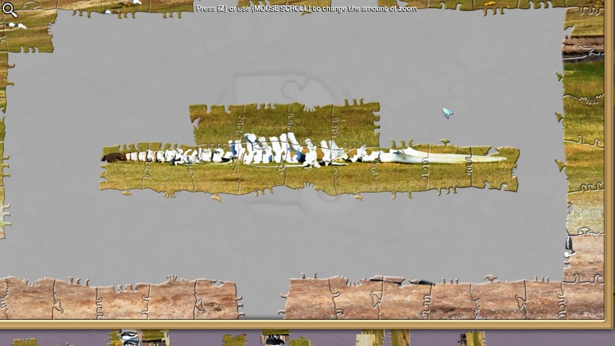 Pixel Puzzles Ultimate: PP2 Birds (Windows) screenshot: I guess that are no bird bones.