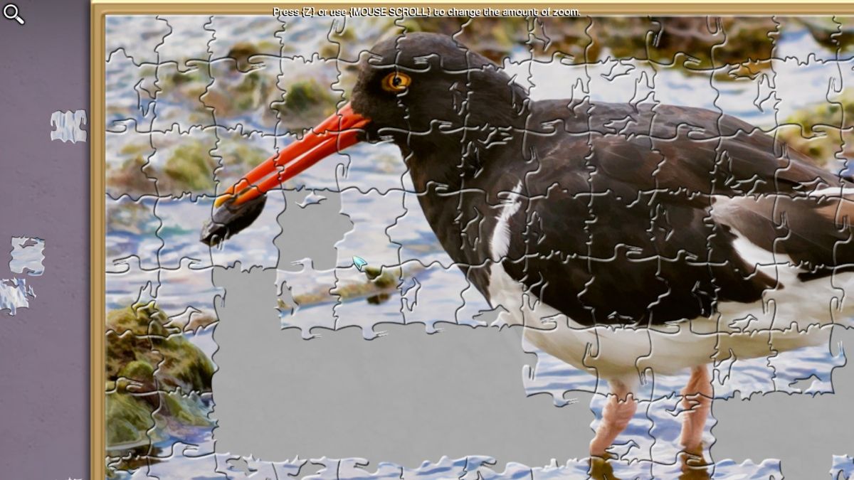 Pixel Puzzles Ultimate: PP2 Birds (Windows) screenshot: Enjoy your meal.