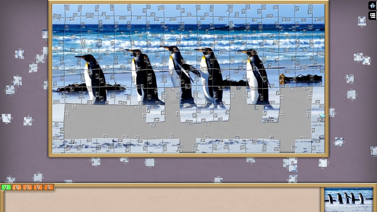 Pixel Puzzles Ultimate: PP2 Birds (Windows) screenshot: 5 tuxedos?