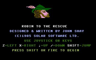 Robin to the Rescue (1985) - MobyGames