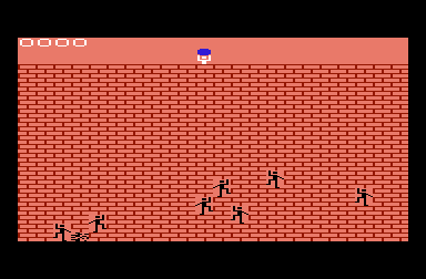 Siege (VIC-20) screenshot: Starting out