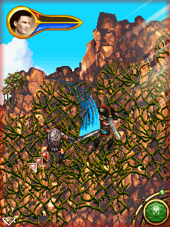 Wrath of the Titans (J2ME) screenshot: Climbing