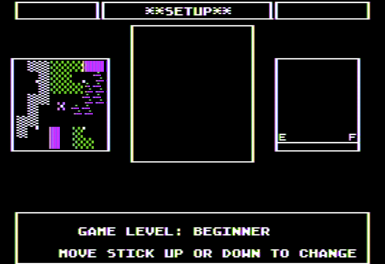 Robot Rascals (Apple II) screenshot: Choosing Difficulty Level