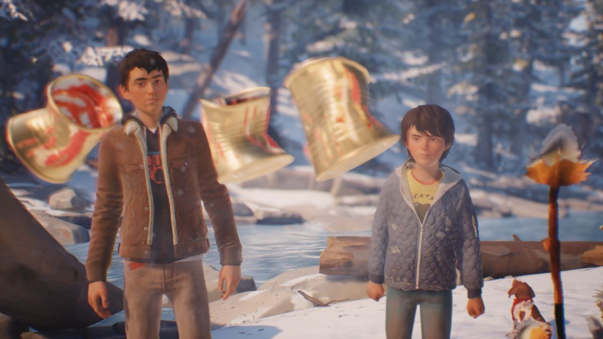 Life Is Strange 2: Episode 2 (PlayStation 4) screenshot: Daniel is practicing the use and control of his new-found power