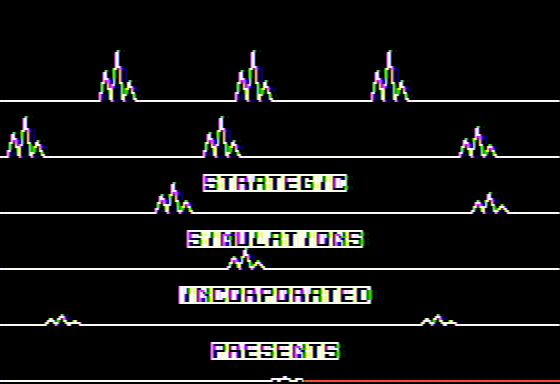 Epidemic! (Apple II) screenshot: SSI intro