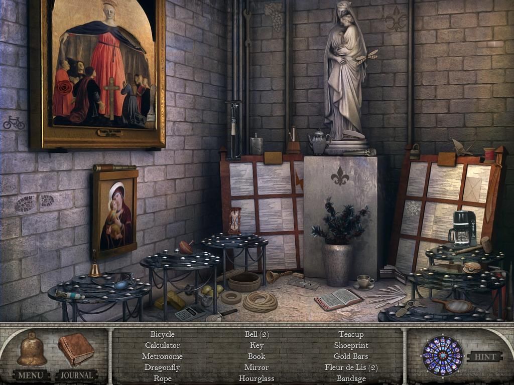 Hidden Mysteries: Notre Dame - Secrets of Paris (Windows) screenshot: Garden doors - objects