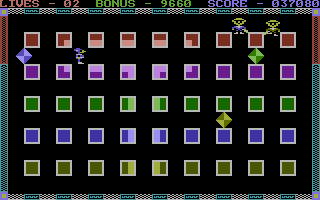 Major Blink: Berks 2 (Commodore 16, Plus/4) screenshot: Next screen
