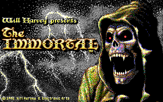 The Immortal (DOS) screenshot: Title Screen (EGA)
