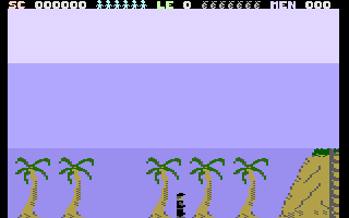 Bridgehead (Commodore 16, Plus/4) screenshot: Lets go
