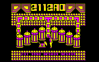 2112AD (Amstrad CPC) screenshot: Loading Screen