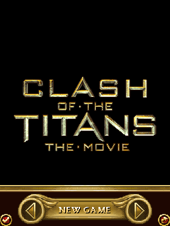 Clash of the Titans: The Movie (J2ME) screenshot: Title screen