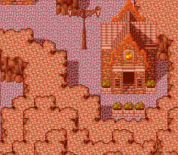 Granhistoria: Genshi Sekaiki (SNES) screenshot: A remote village