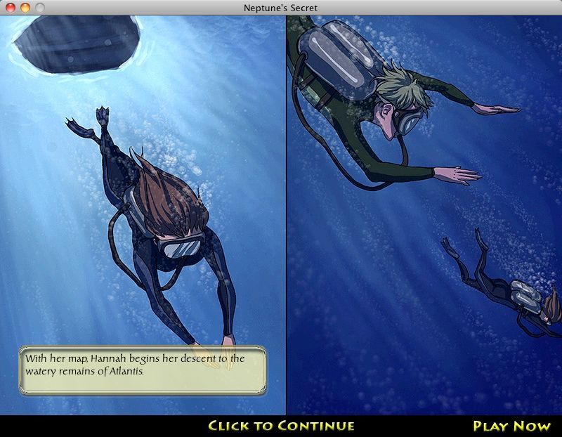 Neptune's Secret (Macintosh) screenshot: Story