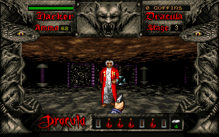 Bram Stoker's Dracula (DOS) screenshot: The old count...