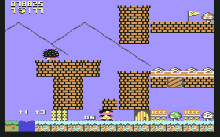 Terry's Big Adventure (Commodore 64) screenshot: A locked door