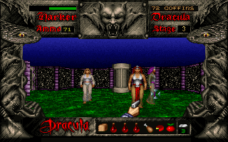 Bram Stoker's Dracula (DOS) screenshot: Hello ladies... wait, those are the vampire brides of Dracula!
