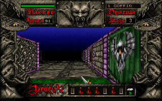 Bram Stoker's Dracula (DOS) screenshot: Why do I have a bad feeling about this...?