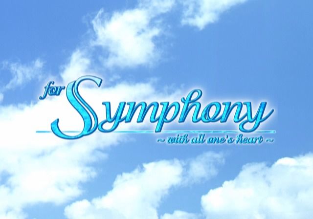 For Symphony: With All One's Heart (PlayStation 2) screenshot: Main title