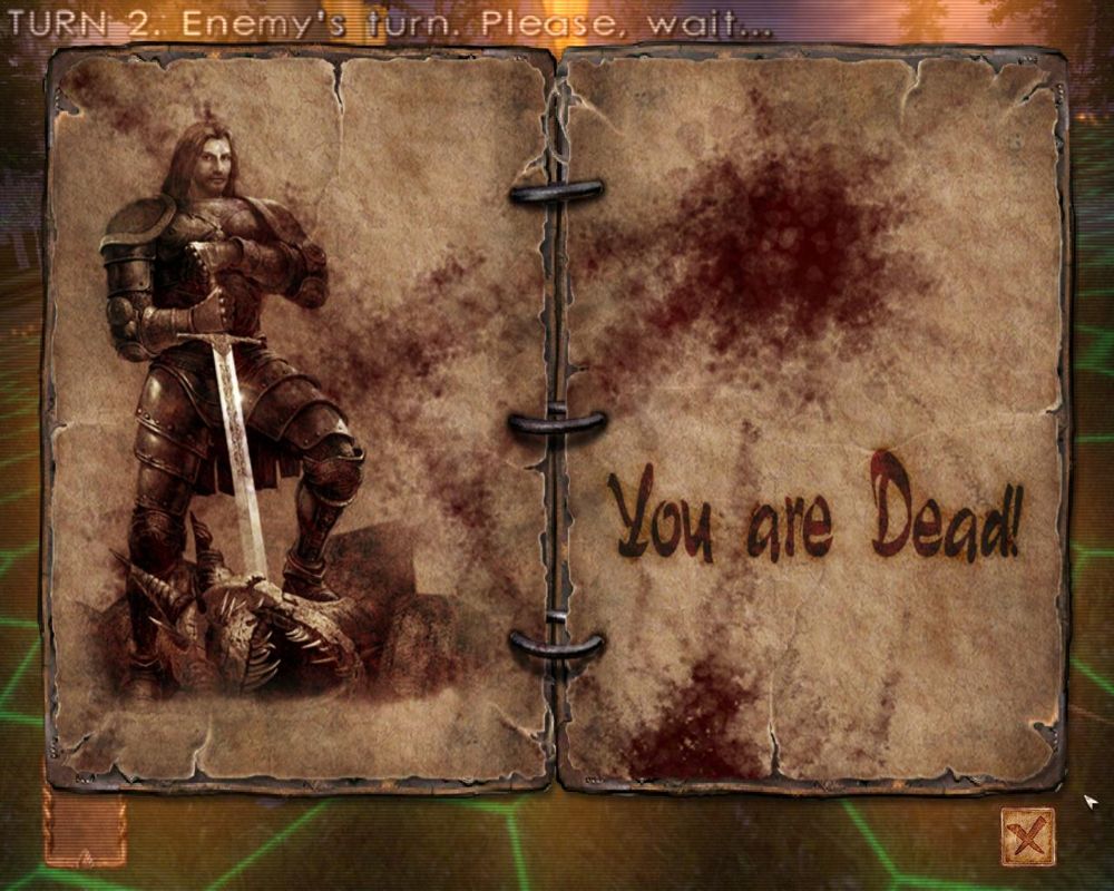 Ascension to the Throne (Windows) screenshot: Dead...